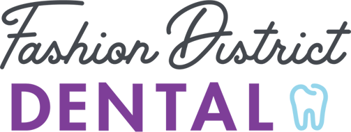 fashion district dental logo
