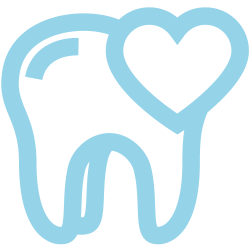 tooth heart icon